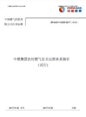 中燃集團(tuán)農(nóng)村燃?xì)獍踩\(yùn)營(yíng)體系指引